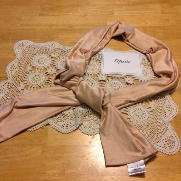 Multi-purpose garment - crisscross halter top, scarf, belt - Picture 1 of 6